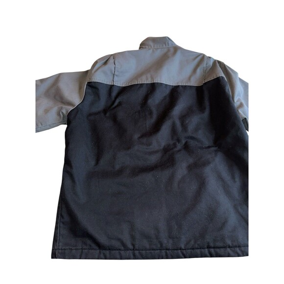 Dickies Work Jacket Mens XL Gray Workwear Mechanic Full Zip Canvas Utility 90s - Picture 13 of 16